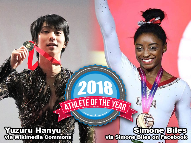 Yuzuru Hanyu Simone Biles Named United States Sports Academys 2018