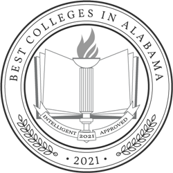 Best College in Alabama badge
