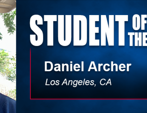 Student of the Month Daniel Archer Eyes Career in Sport and Hospitality Field with Academy Bachelor’s Degree