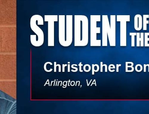 Academy’s Flexible Scheduling Options Benefitted Student of the Month Christopher Bonilla During Overseas Deployment